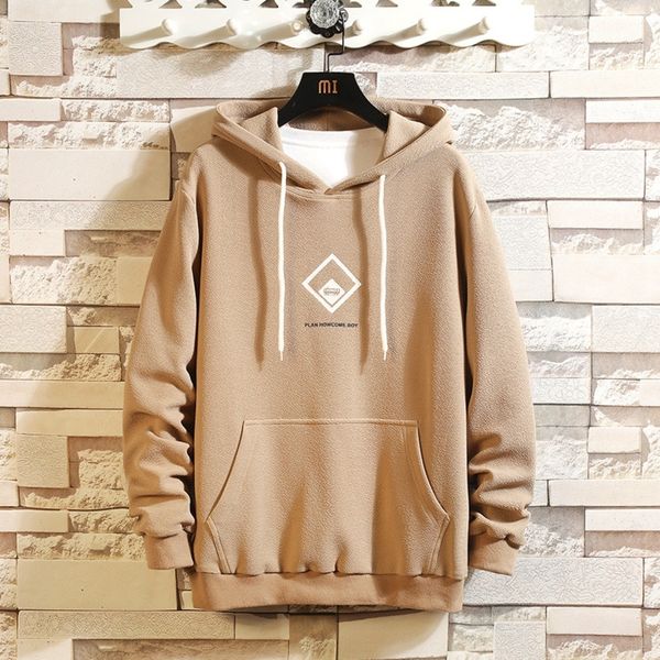 2019 autumn new fashion brand solid color youth hooded sweater men's loose autumn and winter pullover sweatercoat sweaterpullover trend, Black
2019 autumn new fashion brand solid color youth hooded sweater men's loose autumn and winter pullover sweatercoat sweaterpullover trend, Black