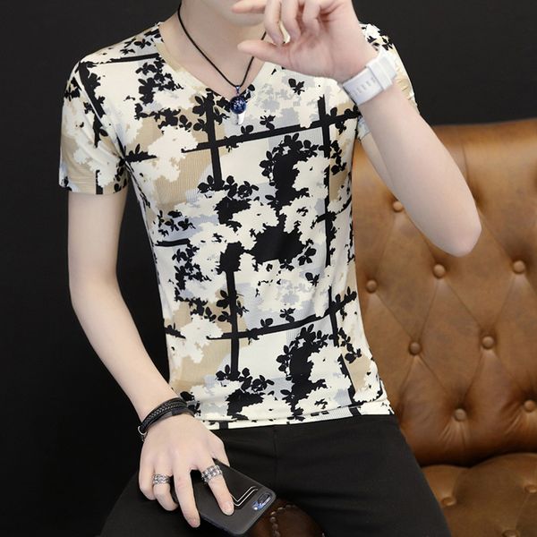 male short t-shirt slimming v collar half sleeve t-shirt-shirts color clothes kg-212, White;black
male short t-shirt slimming v collar half sleeve t-shirt-shirts color clothes kg-212, White;black
