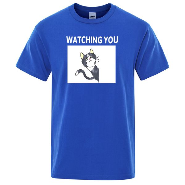 funny t-shirt men animal cat t-shirt letter print watching you tshirts fashion anime cats t shirt summer casual men tee shirt
funny t-shirt men animal cat t-shirt letter print watching you tshirts fashion anime cats t shirt summer casual men tee shirt