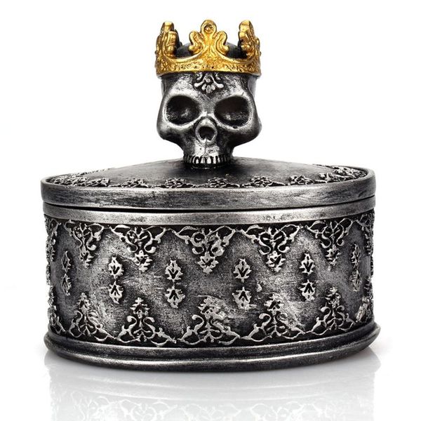 gothic retro mini storage box skull crown jewelry organizer deskdecoration n0he, Pink;blue
gothic retro mini storage box skull crown jewelry organizer deskdecoration n0he, Pink;blue