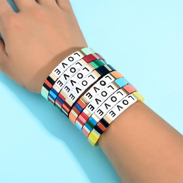 charm bracelets gold color colorful stackable button block bangle love adjustable diy & bangles for women men 2021 fashion jewelry, Golden;silver
charm bracelets gold color colorful stackable button block bangle love adjustable diy & bangles for women men 2021 fashion jewelry, Golden;silver