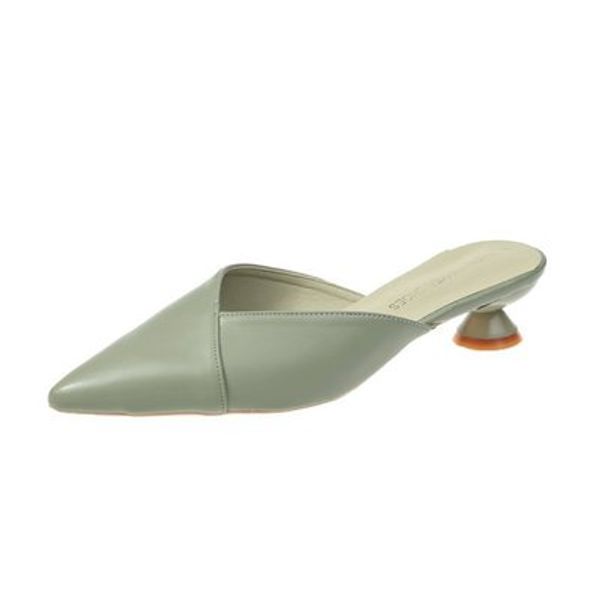 2020 summer new pointed toe baotou wear half drag casual large size sandals and slippers, Black
2020 summer new pointed toe baotou wear half drag casual large size sandals and slippers, Black