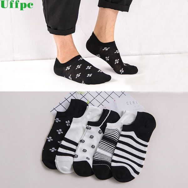 men's socks 5 pairs/lot summer petal stripe invisible man slippers male cotton silica gel non-slip shallow mouth, Black
men's socks 5 pairs/lot summer petal stripe invisible man slippers male cotton silica gel non-slip shallow mouth, Black