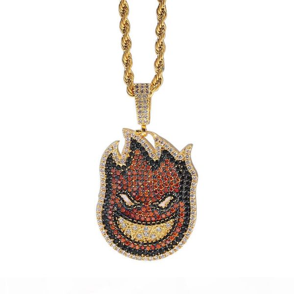 hip hop necklaces for rappers jewelry luxury men women zircon cartoon fire pendant two side street fashion 18k gold plated necklaces, Silver
hip hop necklaces for rappers jewelry luxury men women zircon cartoon fire pendant two side street fashion 18k gold plated necklaces, Silver