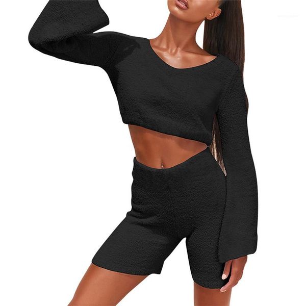 piece shorts set fahion natural color suits casual long flare sleeve crop shorts women designer clothes women s two, Gray
piece shorts set fahion natural color suits casual long flare sleeve crop shorts women designer clothes women s two, Gray