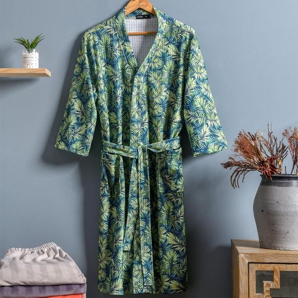 men's sleepwear intimate lingerie lovers nightgown 2021 waffle robe men print kimono gown plus size 3xl soft homewear bathrobe, Black;brown
men's sleepwear intimate lingerie lovers nightgown 2021 waffle robe men print kimono gown plus size 3xl soft homewear bathrobe, Black;brown