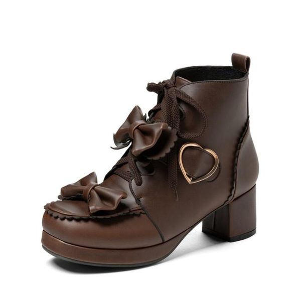 boots us4-13 womens round toe bowknot lolita ankle platform lace up block high heel shoes mary janes retro plus size 3colors, Black
boots us4-13 womens round toe bowknot lolita ankle platform lace up block high heel shoes mary janes retro plus size 3colors, Black