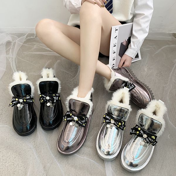women's leather boots shoes luxury designer boots-women booties ladies round toe low heels booties winter footwear, Black
women's leather boots shoes luxury designer boots-women booties ladies round toe low heels booties winter footwear, Black
