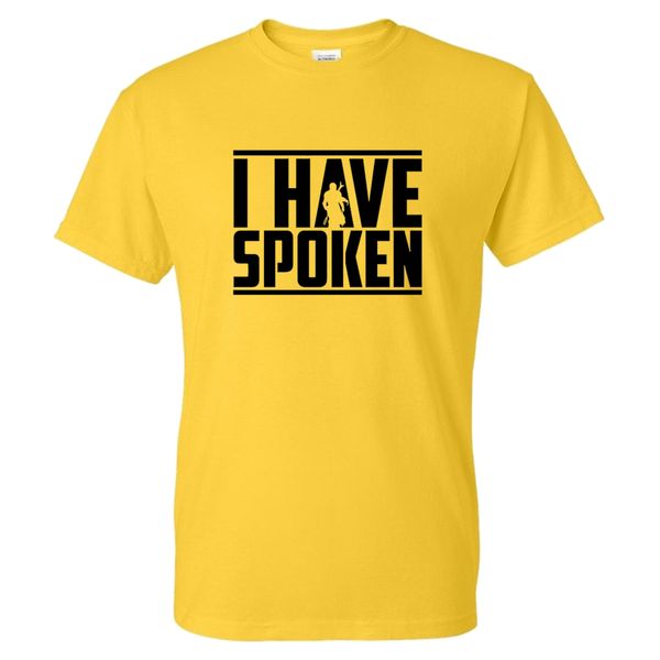 the mandalorian men women solid color printed t-shirt i have spoken letter o-neck streetwear tshirt 100% cotton hip hop t shirt
the mandalorian men women solid color printed t-shirt i have spoken letter o-neck streetwear tshirt 100% cotton hip hop t shirt