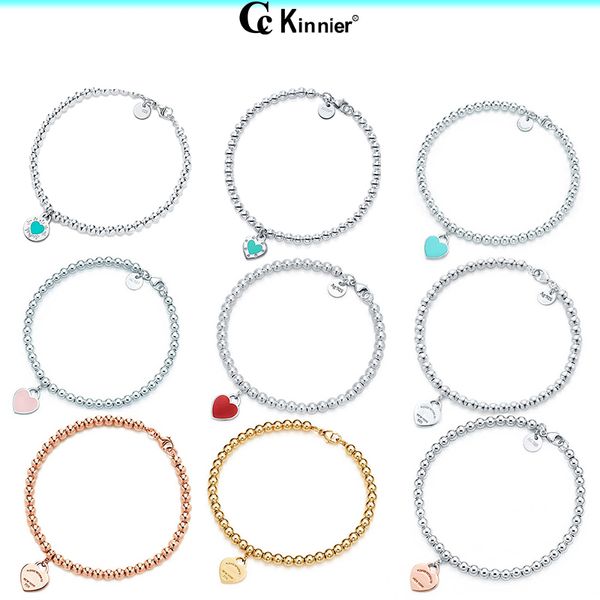 original 100% 925 sterling silver bracelet pendant fashion heart bead chain pendant rose gold and gold selection for women gift, Black
original 100% 925 sterling silver bracelet pendant fashion heart bead chain pendant rose gold and gold selection for women gift, Black