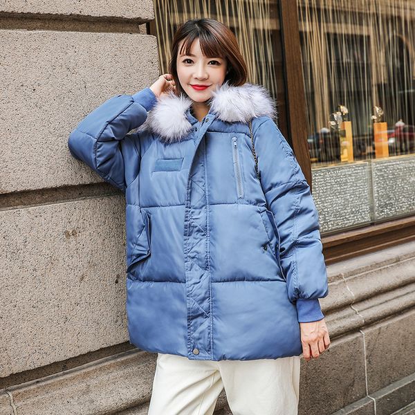 women's down & parkas winter jacket women hooded fur collar parka woman short coats and jackets large size feminina, Black
women's down & parkas winter jacket women hooded fur collar parka woman short coats and jackets large size feminina, Black