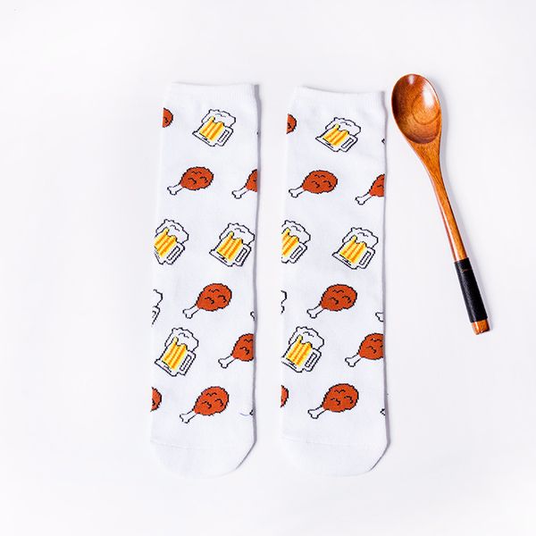 food pattern cotton autumn winter warm casual crew fashion women socks, Black
food pattern cotton autumn winter warm casual crew fashion women socks, Black