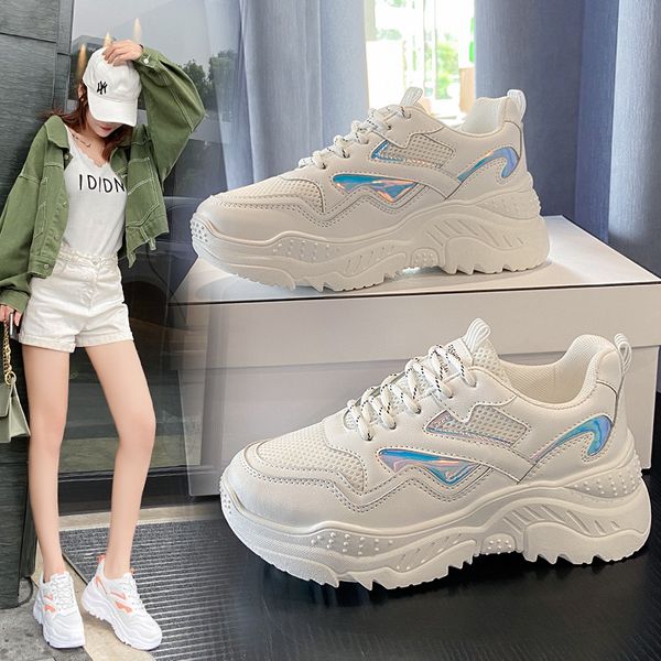 net red dad shoes women breathable 2020 autumn new korean ins fashion shoes platform casual sneakers, Black
net red dad shoes women breathable 2020 autumn new korean ins fashion shoes platform casual sneakers, Black