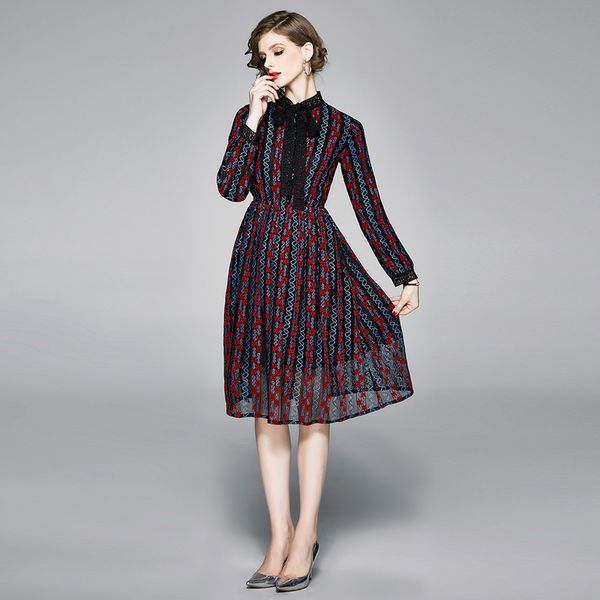 womens autumn dresses lace office lady a-line hollow out solid 2020 new dresses ladies party night full mid-calf elegant, Black;gray
womens autumn dresses lace office lady a-line hollow out solid 2020 new dresses ladies party night full mid-calf elegant, Black;gray
