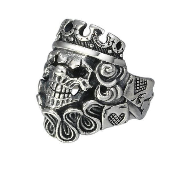 925 sterling silver jewelry punk hiphop fun skull clown initial adjustable love ring
925 sterling silver jewelry punk hiphop fun skull clown initial adjustable love ring