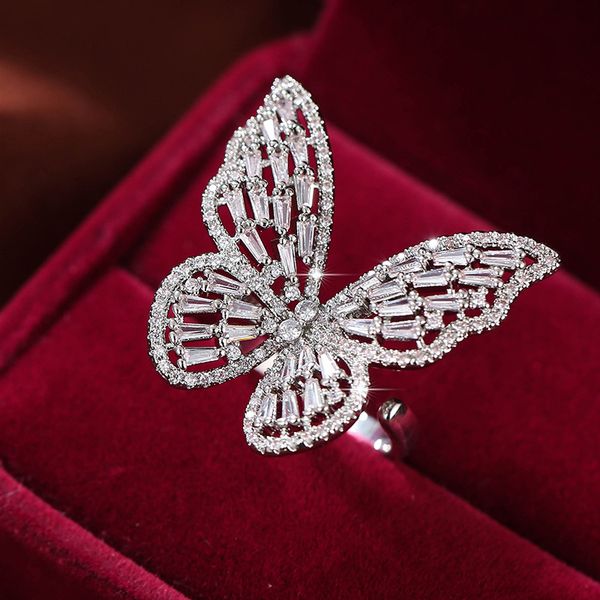 корейский стиль бабочка кольцо micro pave регулируемая рука ювелирных изделий, Silver
корейский стиль бабочка кольцо micro pave регулируемая рука ювелирных изделий, Silver