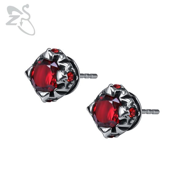 stud zs red cubic zirconia earrings for men women punk stainless steel jewelry hip hop ear piercing jewellry accessories 2021, Golden;silver
stud zs red cubic zirconia earrings for men women punk stainless steel jewelry hip hop ear piercing jewellry accessories 2021, Golden;silver