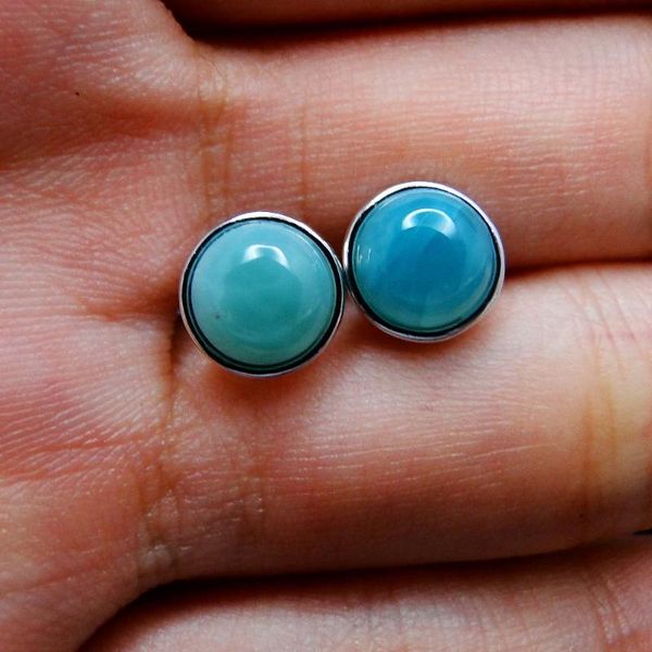 925 sterling silver round 7мм natural larimar серег для женщин wear daily прекрасные серьги, Golden;silver
925 sterling silver round 7мм natural larimar серег для женщин wear daily прекрасные серьги, Golden;silver