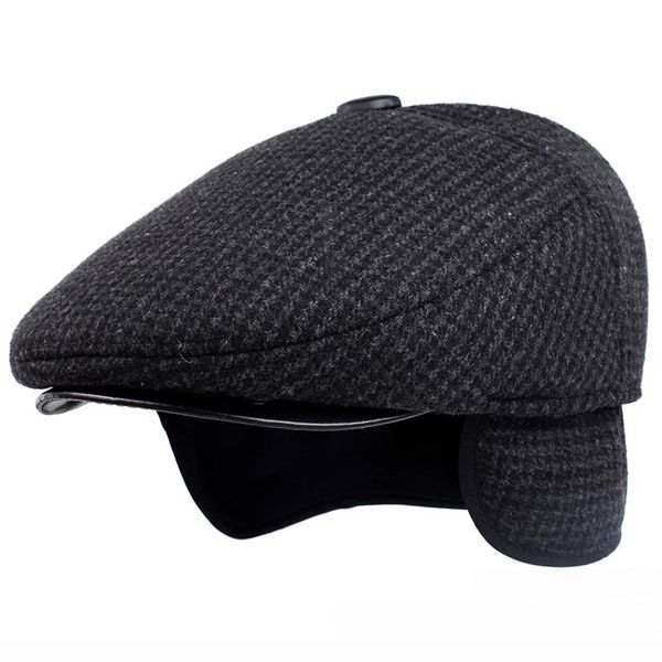 classic man cap autumn winter hat with ear flap elder man male dad hat warm newsboy ivy flat cap wool blend men beret, Blue;gray
classic man cap autumn winter hat with ear flap elder man male dad hat warm newsboy ivy flat cap wool blend men beret, Blue;gray