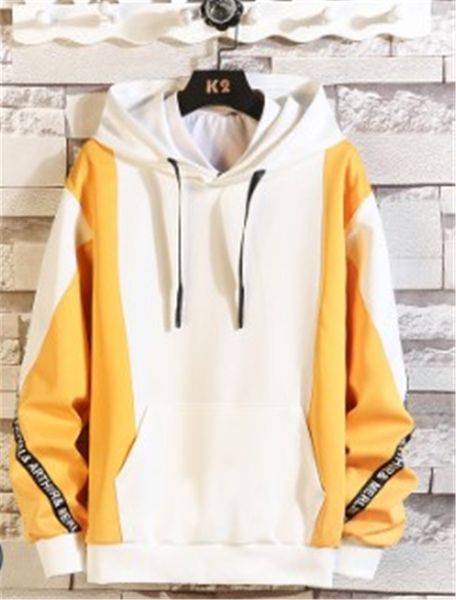 mens designer patchwork hoodies long sleeve fashion hooded collar sweatshirts with pocket spring autumn harajuku male clothing, Black
mens designer patchwork hoodies long sleeve fashion hooded collar sweatshirts with pocket spring autumn harajuku male clothing, Black
