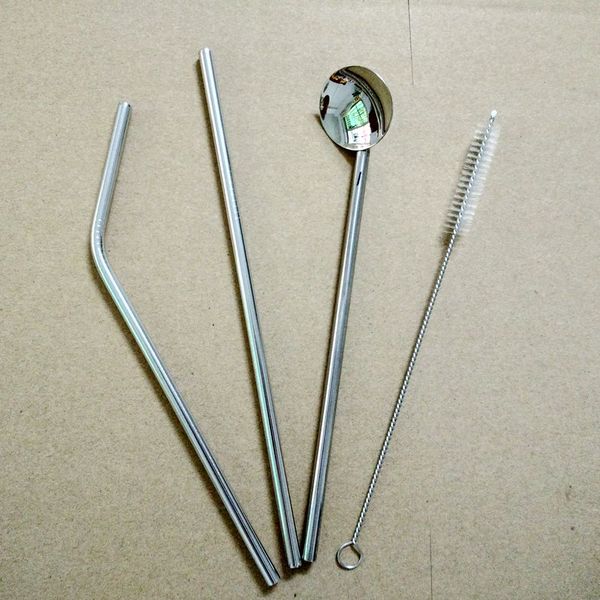 215mm 267mm stainless steel single drinking straws brushes for beer reusable straight bent curved bar straws for cold drinkings
215mm 267mm stainless steel single drinking straws brushes for beer reusable straight bent curved bar straws for cold drinkings