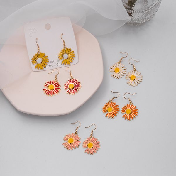 delicate and lovely daisy flower drop earring small fresh temperament fashion simple earrings jewelry, Silver
delicate and lovely daisy flower drop earring small fresh temperament fashion simple earrings jewelry, Silver