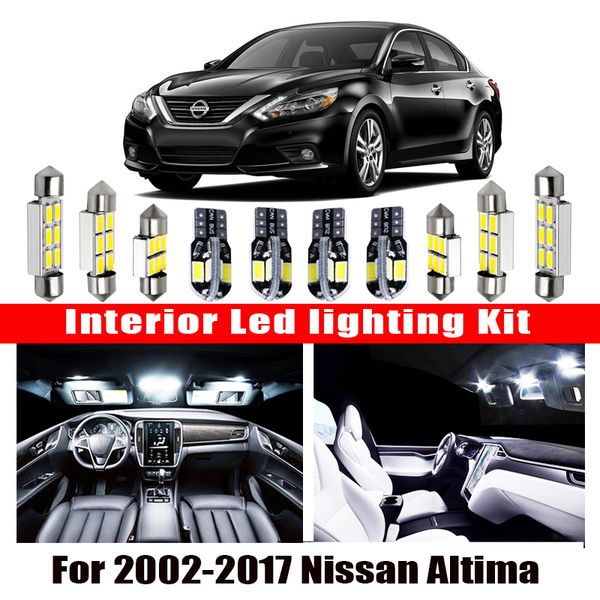 for 2002-2020 altima white car accessories canbus error led interior light reading light kit map dome license lamp
for 2002-2020 altima white car accessories canbus error led interior light reading light kit map dome license lamp