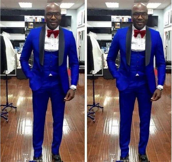 3 pieces royal blue men suits one button shawl lapel slim fit evening party prom suit wedding tuxedos for men custom made, Black;gray
3 pieces royal blue men suits one button shawl lapel slim fit evening party prom suit wedding tuxedos for men custom made, Black;gray