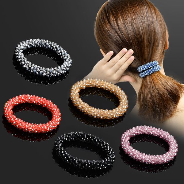 simple elastic hair bands for girls hair accessories korean fashion rhinestone scrunchie women tie gum rope ponytail holder new
simple elastic hair bands for girls hair accessories korean fashion rhinestone scrunchie women tie gum rope ponytail holder new