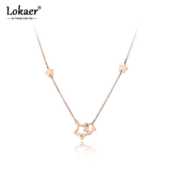 lokaer office design double star charm pendant necklaces for women girls trendy titanium steel bohemia party necklace n20204, Golden;silver
lokaer office design double star charm pendant necklaces for women girls trendy titanium steel bohemia party necklace n20204, Golden;silver