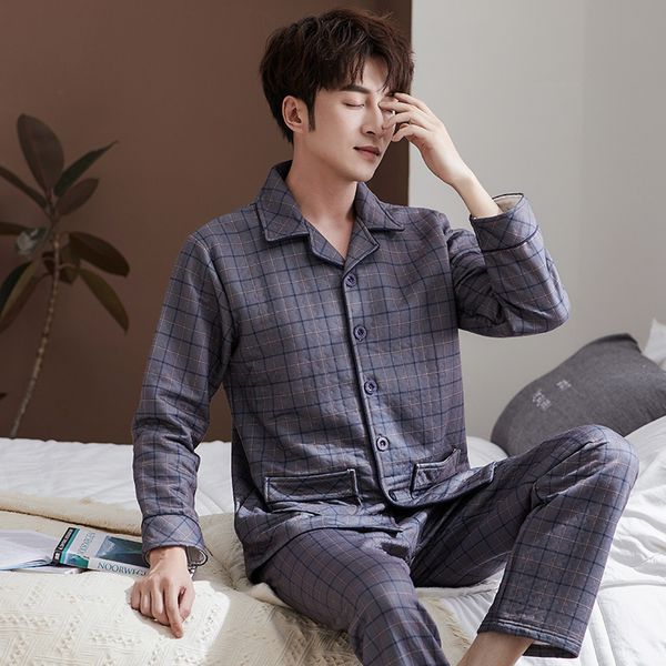 autumn winter men pajamas set cotton pyjamas men's clothing plaid thicken warm sleepwear homewear plus size xxxl, Black;brown
autumn winter men pajamas set cotton pyjamas men's clothing plaid thicken warm sleepwear homewear plus size xxxl, Black;brown