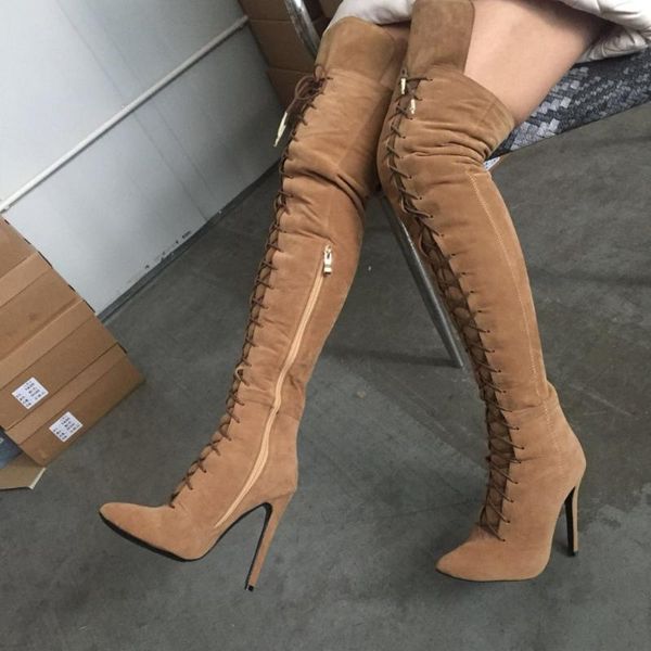 botines mujer 2020 autumn winter shoes woman black red thigh high over the knee boots lace up high heel pointed toe botas
botines mujer 2020 autumn winter shoes woman black red thigh high over the knee boots lace up high heel pointed toe botas