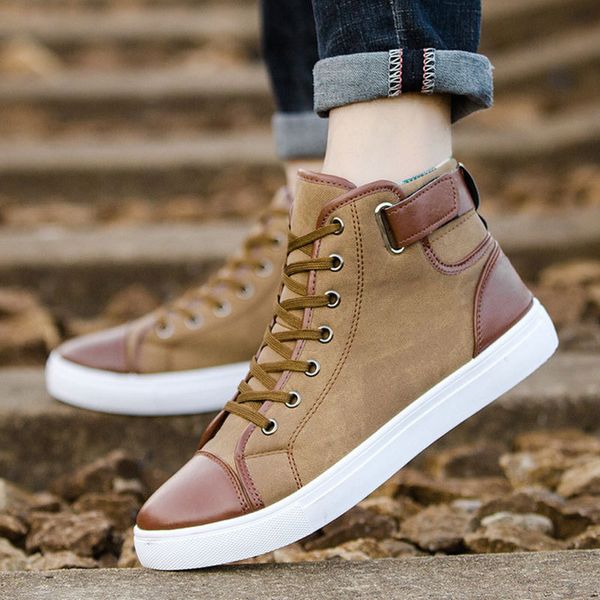 fashion men shoes casual high sneakers oxfords leather shoes lace-up autumn winter non-slip outdoor walking 2020 new, Black
fashion men shoes casual high sneakers oxfords leather shoes lace-up autumn winter non-slip outdoor walking 2020 new, Black