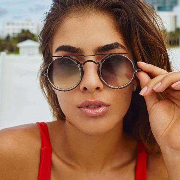 mimiyou aolly round sunglasses women goggle punk retro fashion sunglasses men sun glasses brand uv400 eyeglasses shades, White;black
mimiyou aolly round sunglasses women goggle punk retro fashion sunglasses men sun glasses brand uv400 eyeglasses shades, White;black
