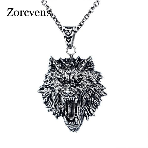 zorcvens 316l stainless steel sell wolf men necklace punk vintage wolf head pendant necklace fashion jewelry, Silver
zorcvens 316l stainless steel sell wolf men necklace punk vintage wolf head pendant necklace fashion jewelry, Silver