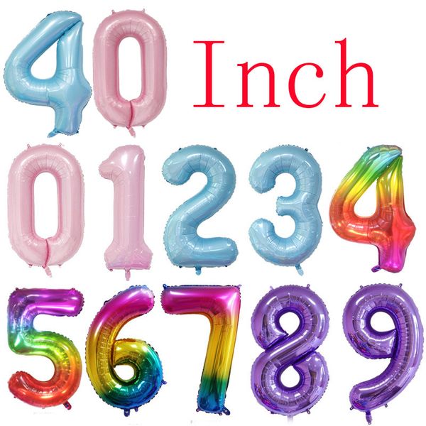 40inch pearly lustre blue pink number foil balloons purple figure helium balloon birthday party wedding anniversary decorations
40inch pearly lustre blue pink number foil balloons purple figure helium balloon birthday party wedding anniversary decorations