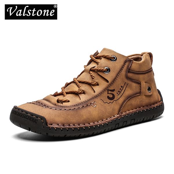 valstone autumn winter men boots retro sneakers medium cut boots for man vintage microfiber handmade shoes xl size 48 hombres, Black
valstone autumn winter men boots retro sneakers medium cut boots for man vintage microfiber handmade shoes xl size 48 hombres, Black