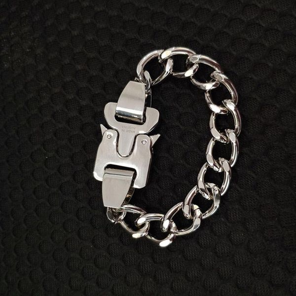 hight quality alyx hero chain bracelet belts metal button titanium steel streetwear alyx necklace accessories, Black
hight quality alyx hero chain bracelet belts metal button titanium steel streetwear alyx necklace accessories, Black