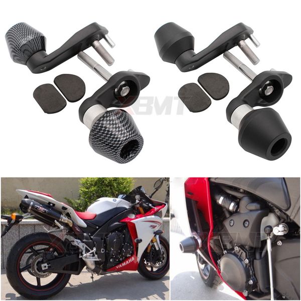 motorcycle black / carbon no cut frame sliders crash falling protection for yzf-r1 yzfr1 yzf1000
motorcycle black / carbon no cut frame sliders crash falling protection for yzf-r1 yzfr1 yzf1000