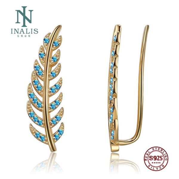 stud inalis earring ear climber s925 sterling silver 18k gold or rose platinum plated leaf shaped wrap earrings, Golden;silver
stud inalis earring ear climber s925 sterling silver 18k gold or rose platinum plated leaf shaped wrap earrings, Golden;silver