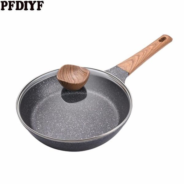 20-28 cm stone non-stick frying pan wok pancake steak pan no fumes with/without cover use for gas & induction cooker
20-28 cm stone non-stick frying pan wok pancake steak pan no fumes with/without cover use for gas & induction cooker