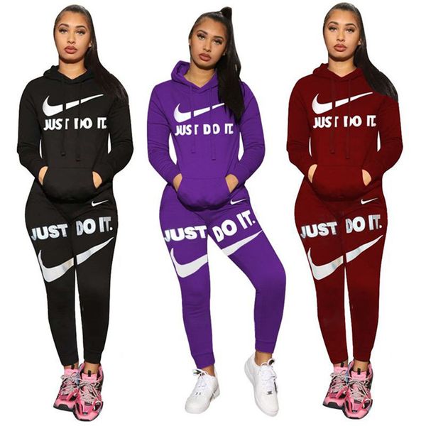 plus size 2xl fall winter women designer jogger suit brand tracksuits long sleeve hoodies pants two piece set casual black outfits 3726, Black;gray
plus size 2xl fall winter women designer jogger suit brand tracksuits long sleeve hoodies pants two piece set casual black outfits 3726, Black;gray