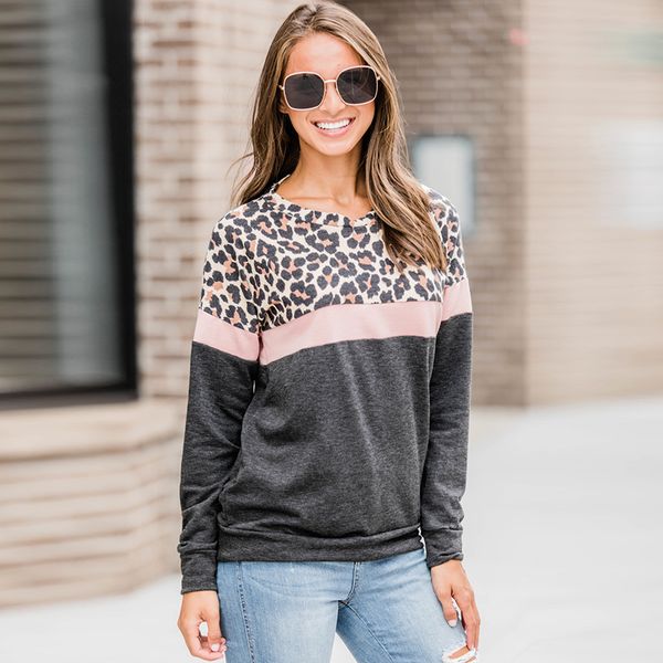 women's t-shirt women t shirt 2021 fashion patchwork leopard autumn long sleeve o neck tee casual loose ladies tunic, White
women's t-shirt women t shirt 2021 fashion patchwork leopard autumn long sleeve o neck tee casual loose ladies tunic, White