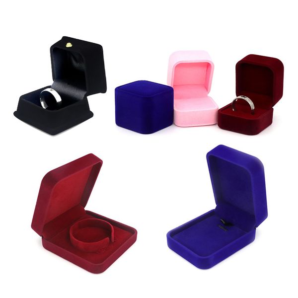 1pc luxury velvet square jewelry gift box wedding engagement ring box for necklace earring bracelet display packaging case, Pink;blue
1pc luxury velvet square jewelry gift box wedding engagement ring box for necklace earring bracelet display packaging case, Pink;blue