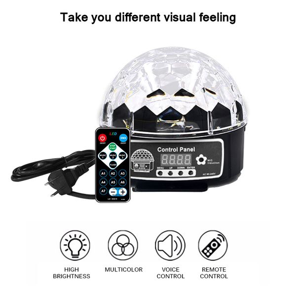 party light family atmosphere light 9-color led sound-activated digital display crystal magic ball stage light disco laser
party light family atmosphere light 9-color led sound-activated digital display crystal magic ball stage light disco laser
