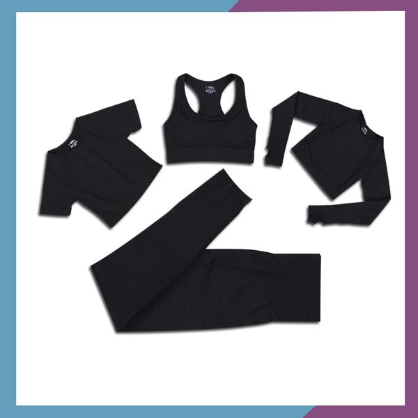 women yoga set fitness for woman tracksuit sport suit sportswear gym wear running clothing 4-piece set, White;red
women yoga set fitness for woman tracksuit sport suit sportswear gym wear running clothing 4-piece set, White;red