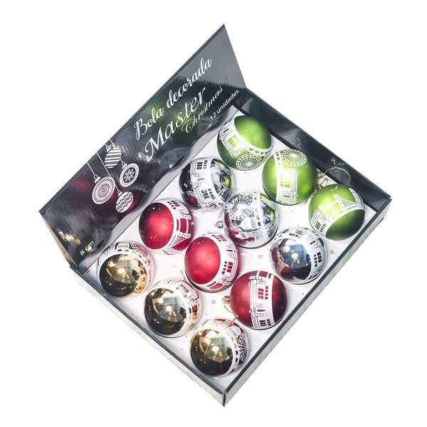 12pcs/box decoration pendant ornament christmas tree ball party printed design
12pcs/box decoration pendant ornament christmas tree ball party printed design