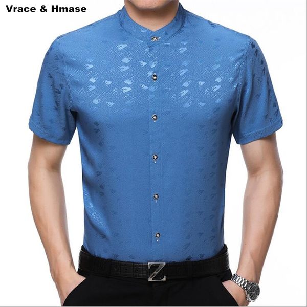 high-end silk cotton soft comfortable boutique quality short sleeve shirt summer style jacquard mandarin collar shirt men -xxxl, White;black
high-end silk cotton soft comfortable boutique quality short sleeve shirt summer style jacquard mandarin collar shirt men -xxxl, White;black