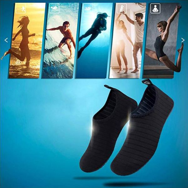 water sports sock barefoot skin shoes aqua sock snorkeling seaside swimming pool non-slip anti-skid yoga shoe 02, Black
water sports sock barefoot skin shoes aqua sock snorkeling seaside swimming pool non-slip anti-skid yoga shoe 02, Black