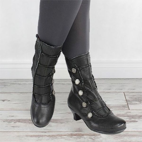 женщины boots 2020 осень / зима середины икры сапоги плюс размер металла кнопка узелок средние каблуки женщин обувь гладиатор vintage теплые, Black
женщины boots 2020 осень / зима середины икры сапоги плюс размер металла кнопка узелок средние каблуки женщин обувь гладиатор vintage теплые, Black